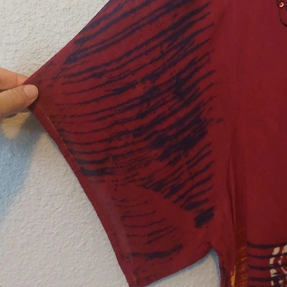 Vintage Midi Dress Multicolored Bohemian Boho Embroidered Beadwork O/S - Picture 3 of 7